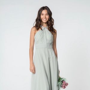 Sage Green Bridesmaid/Formal dress